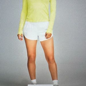 Lululemon Track That running shorts, size 8. Never worn.